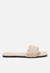 Cotton On Harper Braided Slide - Bone