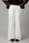 Wide Leg Trackpant - Vintage White