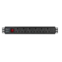 LinkQnet 6-PORT Rack Multiplug Cross Brace