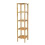 BSR-002-5 Bamboo Modern Bathroom Storage RACK-5 Tiers