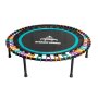 Round Turquoise Multi Colour MINI Trampoline / Rebounder Without Handle