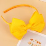 1PC Grosgrain Ribbon Bows Headband Fashion Hair Accessories For Girls Daily Use