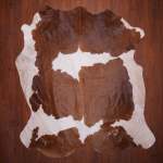 A Grade Nguni Hide 598 Brown white XL - Extra Large Brown white Panelled