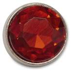 Dark Pink Circle Gem Jibbitz - Elevated