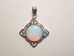 Opalite Plated Silver Pendant F200