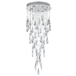 Nivelles Stainless Steel And Crystal Chandelier