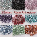 1000PCS BAG Round Flat Back Rhinestones Multi Colors Crystal Beads For Jewelry Making Diy Nail Art Glass Stones 3D Design Glitte