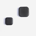 Emerging Creatives Squared Wall Hooks - Ebony