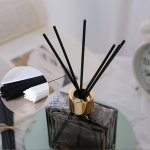 10PCS Car Aromatherapy Perfume Swing Stick Perfume Diffuser Stick Rattan Fiber Stick Household Indoor Aromatherapy