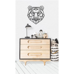 Kikki & Frankie Laser Cut Coated Wood Geometric Bear