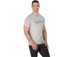 Mens Michigan Melange V-neck T-Shirt - 5XL Grey