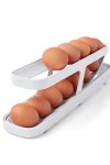 Auto Rolling Egg Holder For Refrigerator Storage Container