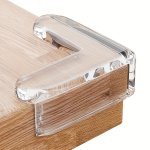 12PCS Baby-safe Clear Corner Guards - High-resistant Adhesive Gel For Table Furniture Glass Cabinet & More Christmas Halloween T