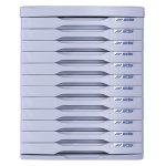 - 12 Drawer Filing System - Egg Shell