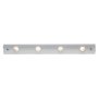 Under Counter Light - 610MM - Silver - LED - 4 X 1W - 3 Pack