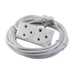 5M Extension Cord With A Two-way Multi-plug Extension Lead
