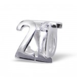 C71-C4749 - Sterling Silver 21 European Charm Bead