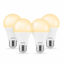 Toshiba E27 A60 LED Light Bulb 12W Cool/neutral White 4000K - 4 Pack