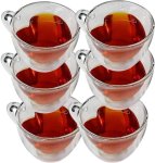 Sweetheart 180ML Set Of 6 Glass Tumbler