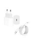 Usb-c Fast Charging Adapter And Lightning Cable Compatible With Iphones