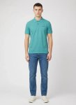 Ben Sherman Ben Polo Aqua Teal Polo Shirt - XXL Blue