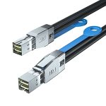 12G MINI Sas HD SFF-8644 To SFF-8644 Cable For Nvme Enclosure storage Array San & Jbod Compatibility 100-OHM 1.5-M 4.9FT