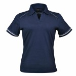 Ladies Flat Piping Polo