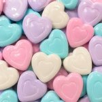 Pastel Candy Heart Mix 60G