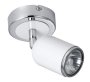 Spotlight Satin White Chrome Radiant