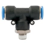 AirCraft Pu Hose Fitting Tee 12MM-1 4" M