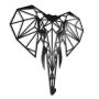 Geometric Elephant Metal Wall Art Home D Cor - 70X71CM By Unexpected Worx