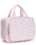 Narwey Travel Toiletry Bag For Women Large Hanging Makeup Bag Organizer Toiletries Bag For Full Size Essentials Accessories Cosm