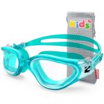Zionor Kids Swim Goggles G1MINI Se No Leak Anti-fog Goggles For Kids 6-14 Soft Silicone Comfort Fit Easy Adjust Strap