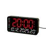 Multi-function LED Digital Alarm Clock Time Date Temperature Display Dual