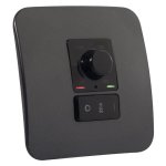 Rotary Thermostat With Isolator Switch - Gun Metal - Buy Online At 7 Triple 7
