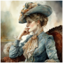 Scatter Cushion Or Cushion Cover Lady With Horse