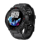 Toxiya - K22 Mens Military Style Outdoor Smart Watch - Black