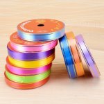 10 Volumes Plastic Ribbon Gift Bouquet Ribbons Bowknot Flowers Packaging Ribands Size: 8M X 1.6CM Random Color