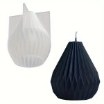 1PC 3D Pear Shaped Candle Making Silicone Mold Irregular Plaster Silicone Mold For Aromatherapy Candles Resin Casting Homemade W