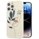 Abstract Line Art Case Cover For Iphone - Blue - Apple Iphone 13 Pro