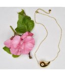 3D Tear Drop Adjustable Necklace - Gold Free