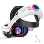 Head Strap For Meta/oculus Quest 3/3S With Battery Pack & Breathing Light