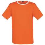 Mens Adelaide Contrast T-Shirt Orange