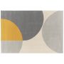 Rug Indoor Grey / Mustard Rectangle 160 X 230CM Delphine