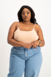 Mindy Strappy Bodysuit - Nude - 2XL
