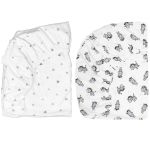 2 Pack 2IN1 Changing Mat Cover moses Basket Sheet