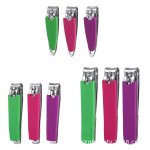 Carbon Steel Nail Clipper Set - 4 Piece Multi-size Grooming Kit