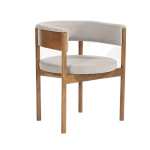 Berlin Wood And Fabric Chair