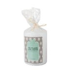 Pillar Candles - Scented - White - 10CM X 7CM - 2 Pack