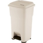 Vileda Hera Pedal Bin 60L Beige - Industroclean
